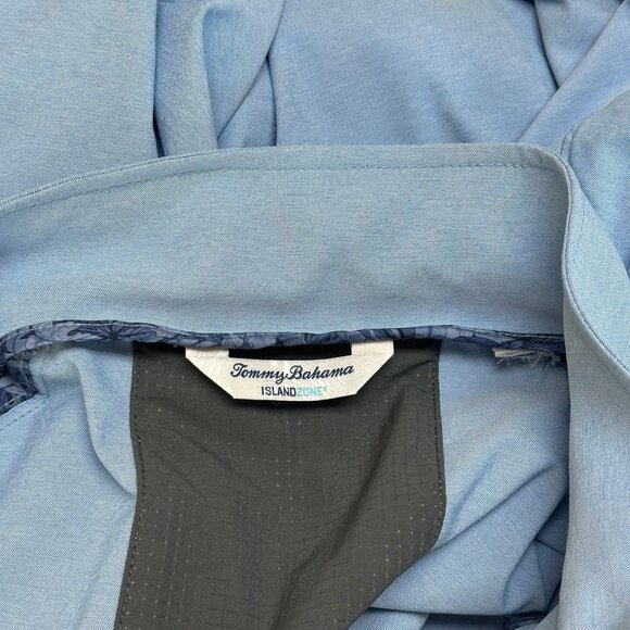 Tommy Bahama Islandzone Blue Canal Oxford Jacket Mens Size XL? Athletic Full Zip - Picture 3 of 8
